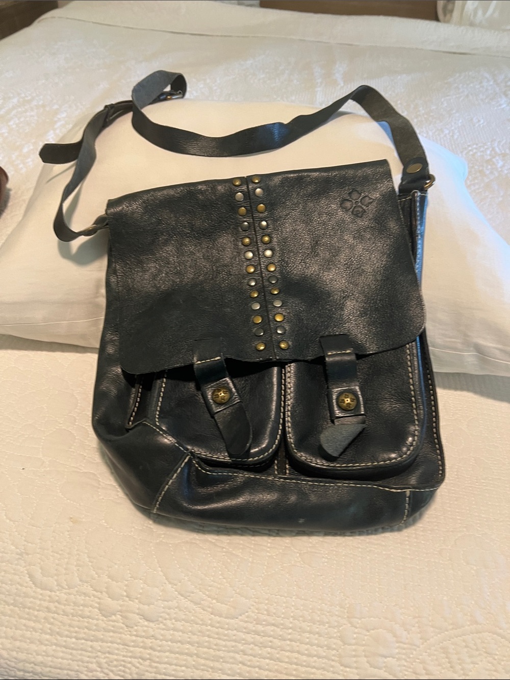 Navy Blue Patricia Nash Shoulder Bah